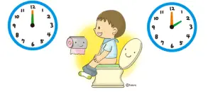 時間を決めておまるに座る