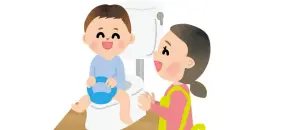 排泄をほめる