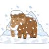 氷河時代　マンモス
