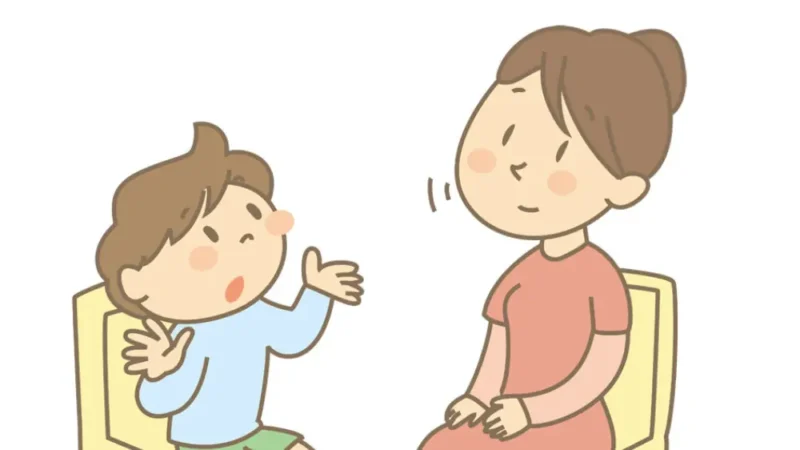 子どもの話を聞く